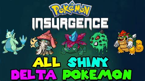 pokemon insurgence eevee or delta|all delta pokemon insurgence.